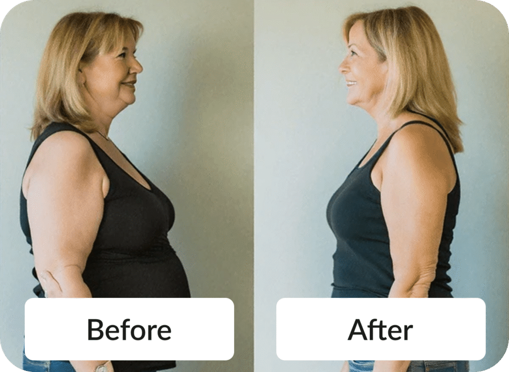 Medical Weight Loss - Before & After photo