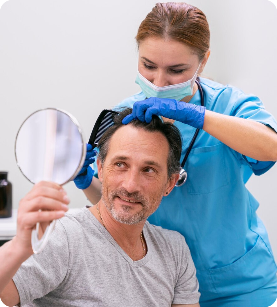 PRP Hair Restoration Result Men